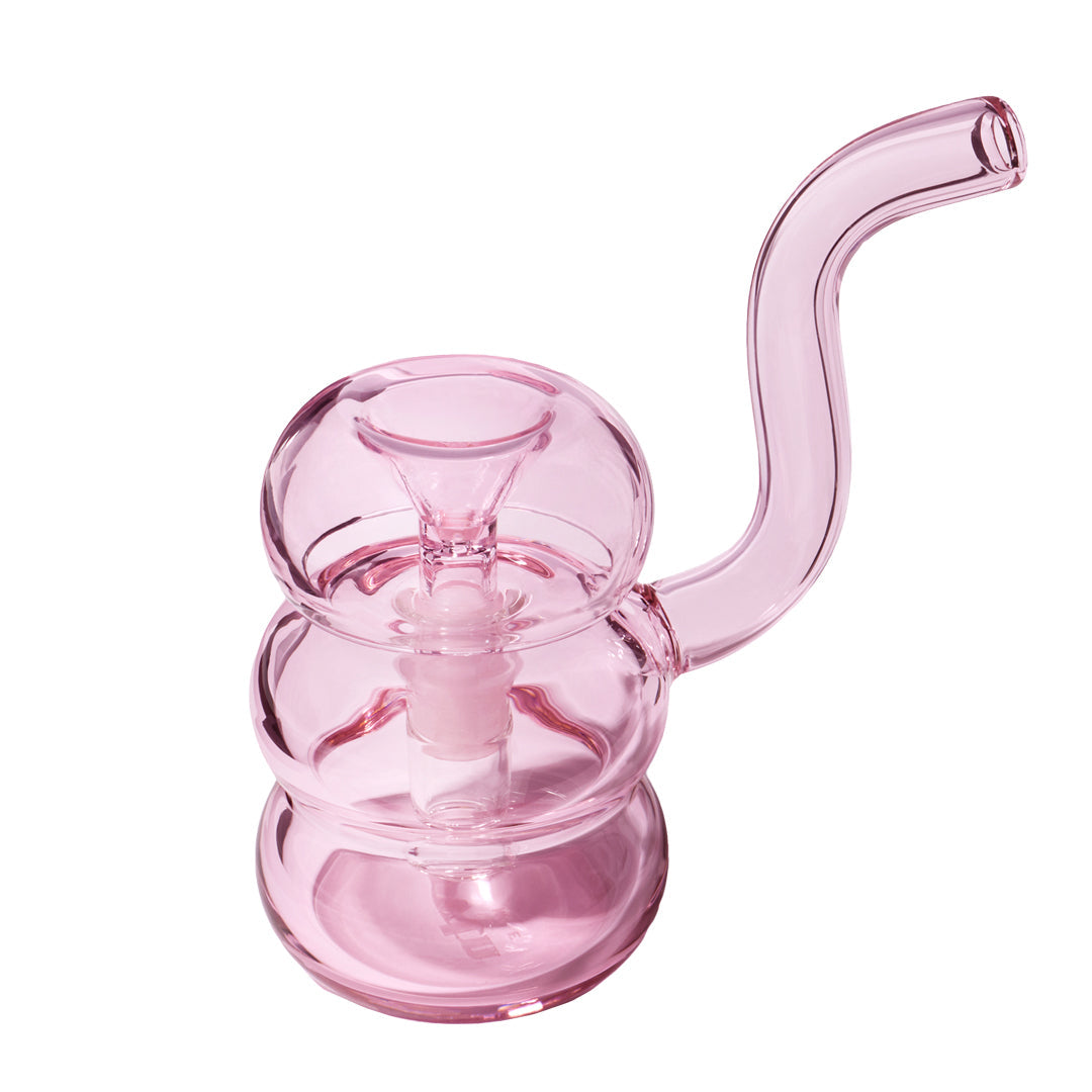 NWTN Home Bolla Bubbler, a 14mm borosilicate glass bubbler with a rounded Memphis-inspired design