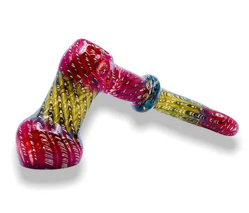 6" Hammer Two-Tone Glass Hand Pipe