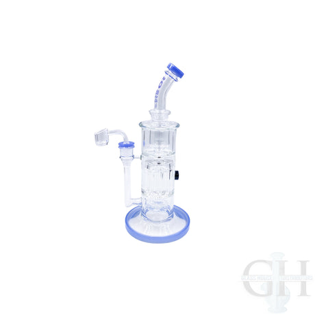 Rock Glass 12" Bent Neck Showerhead Dab Rig