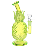 Pineapple Hospitality Glass Water Pipe | 7.75" | 14mm F | Colors Vary