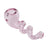 Spiral body borosilicate glass hand pipe from Human Grade