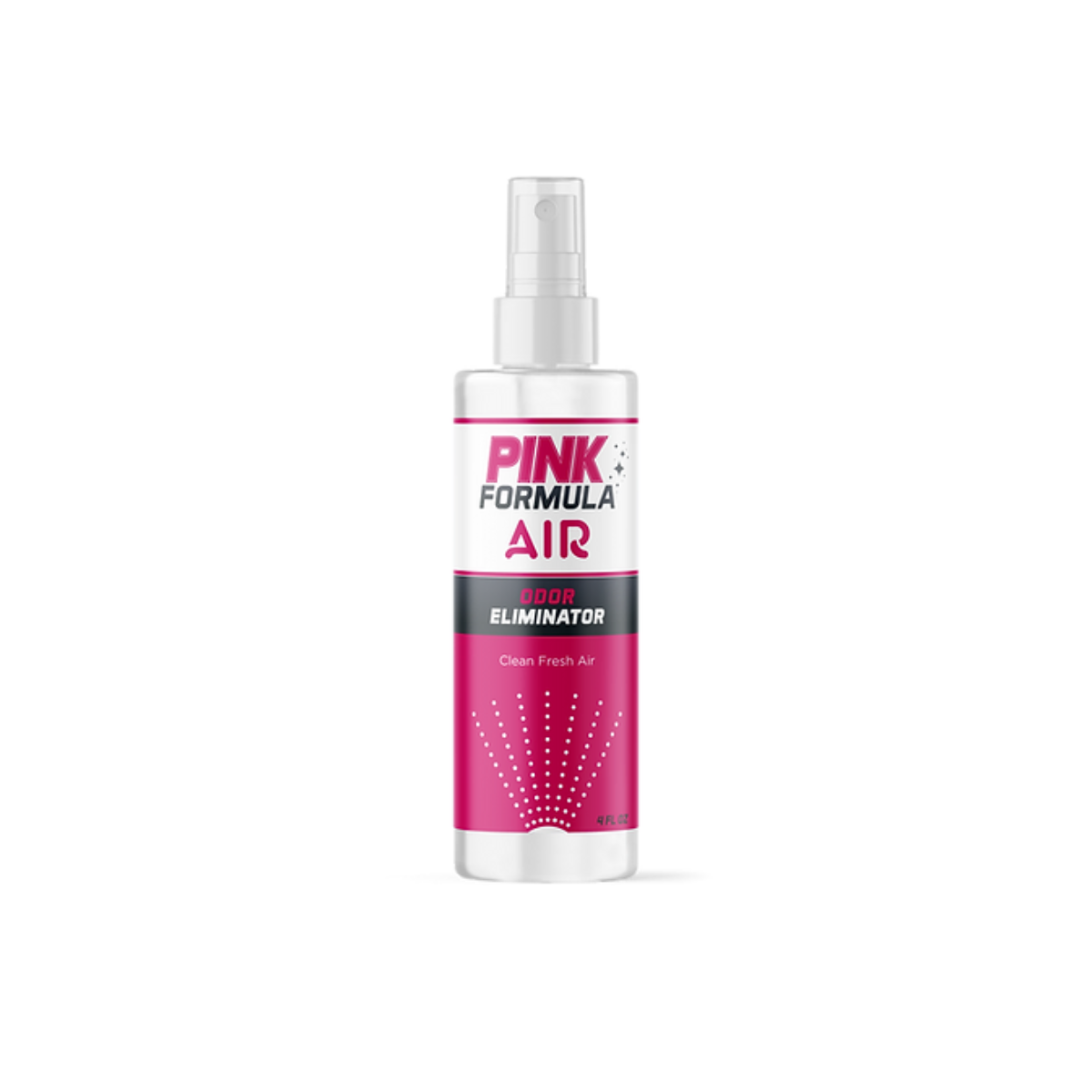 Pink Air 4oz Smoke Odor Neutralizer by Pink Formula, Front View on White Background