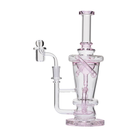 Human Grade 10.25" Straight Recycler Glass Dab Rig