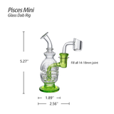 Waxmaid 5.27" Pisces Mini Glass Dab Rig