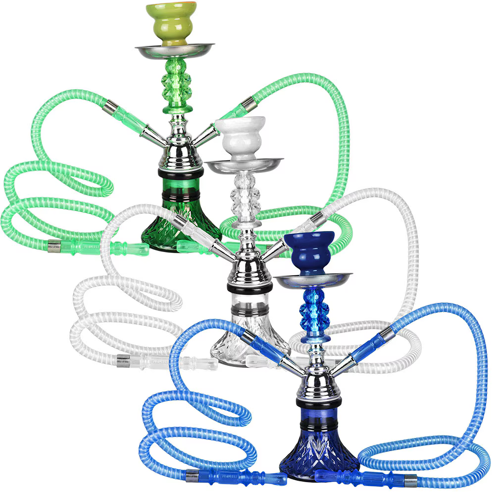 Premium Sunflower Hookah | 12" | Colors Vary