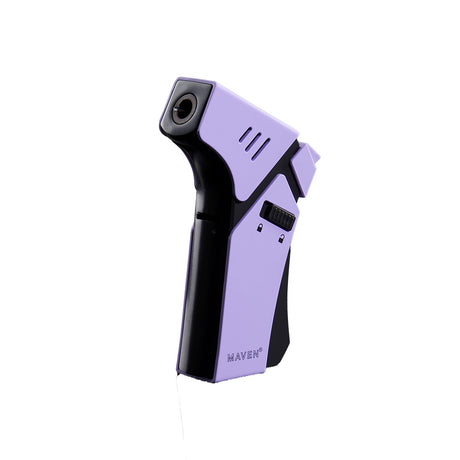 Maven Torch Pro in Purple with Ergonomic Grip and Windproof Jet Flame, Side View