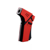 Maven Torch Pro in Red with Ergonomic Grip and Windproof Jet Flame, Side View