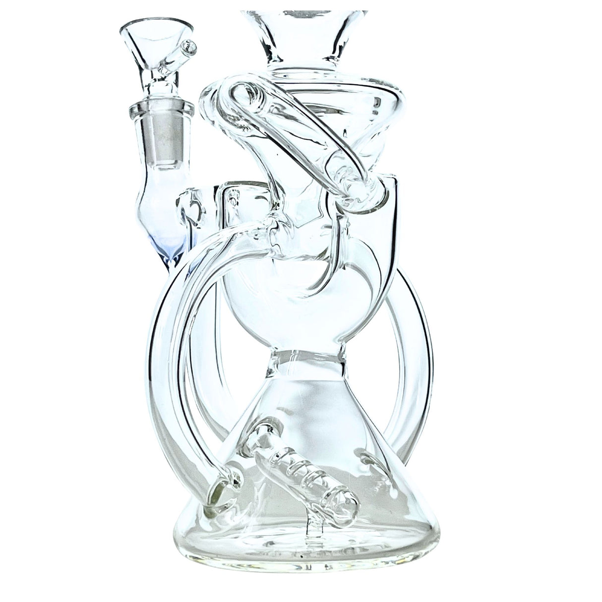 Rock Glass Cyclone Flow 10” Recycler Dab Rig