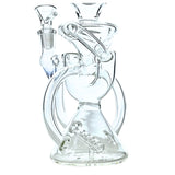 Rock Glass Cyclone Flow 10” Recycler Dab Rig