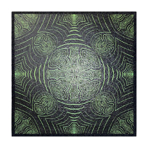 East Coasters 12" Psilocin Art Corridor Dab Mat - Top View on White Background
