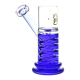 Pulsar Glycerin Hand Pipe for Puffco Proxy, 5.5", in Purple, Durable Borosilicate Glass, Front View