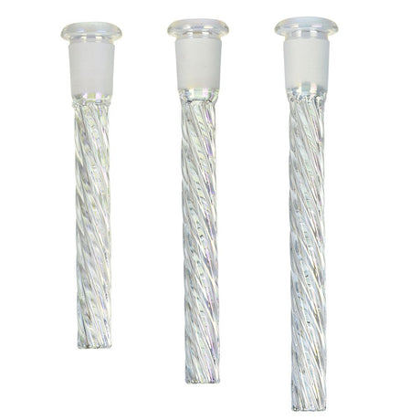 Pulsar Metallic Rainbow Twist Downstem | Assorted Sizes & Colors | 24 Pack