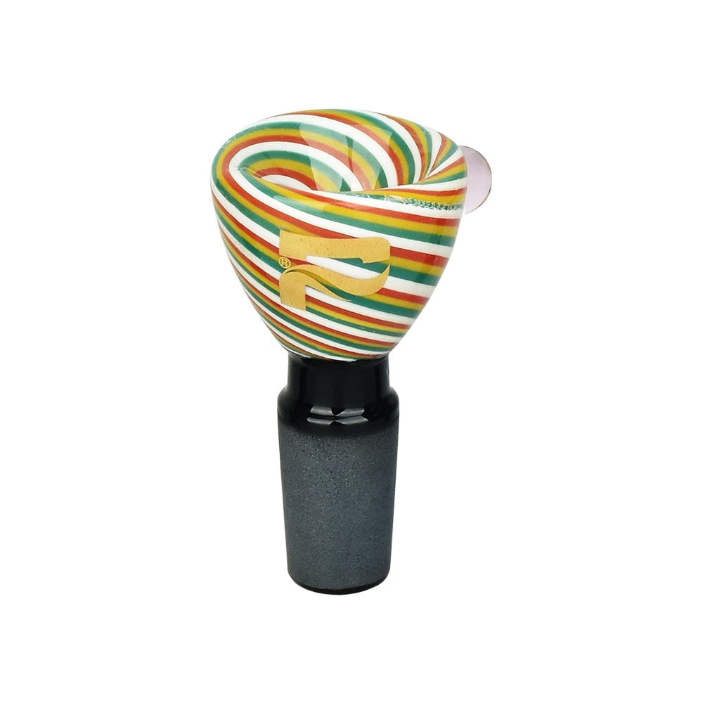 Pulsar Spiral Candy Herb Slide | 14mm M | Assorted Colors | 12 Pack