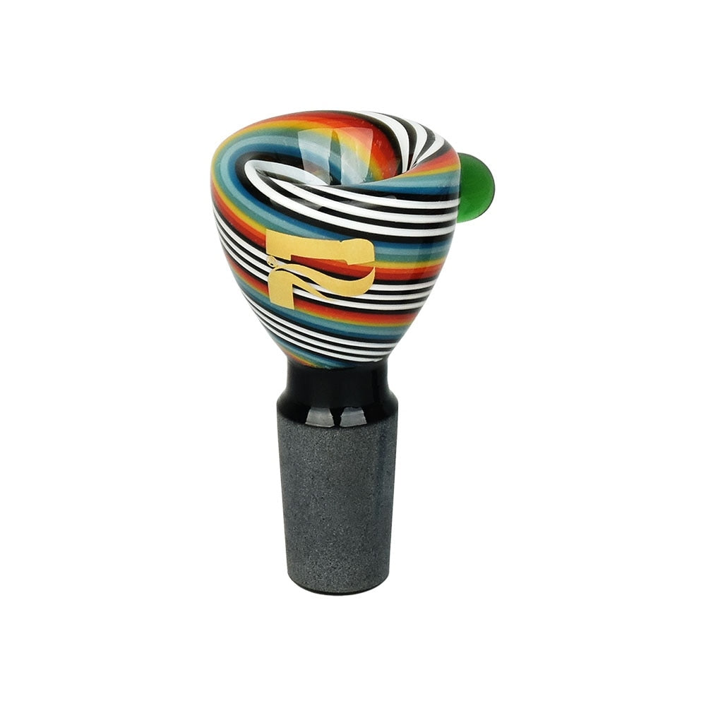 Pulsar Spiral Candy Herb Slide | 14mm M | Assorted Colors | 12 Pack