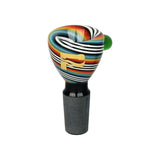 Pulsar Spiral Candy Herb Slide | 14mm M | Assorted Colors | 12 Pack