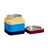 Edie Parker Colorblock grinder, color-blocked rubberized exterior