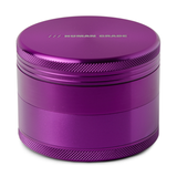 Human Grade Grinder 1B in Purple, 2.5" 4-Part Durable Aluminum, Front View on White Background