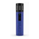 Arizer Air SE Portable Vaporizer in blue, front view on white background, featuring borosilicate glass