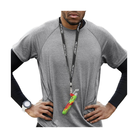 PILOT DIARY 2 IN 1 Concentrate Taster Pipe with Lanyard on Model's Neck