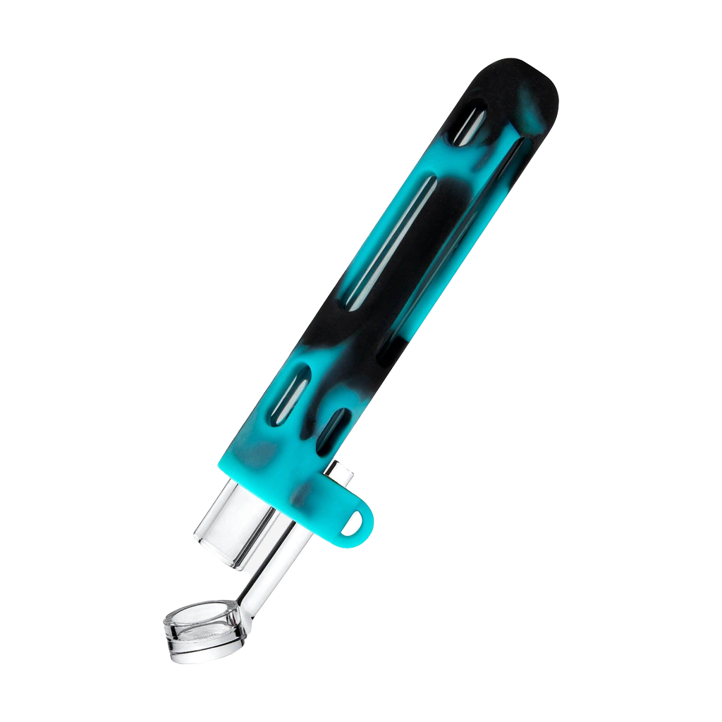 PILOT DIARY 2 in 1 Concentrate Taster Pipe in Black/Blue - Durable & Portable