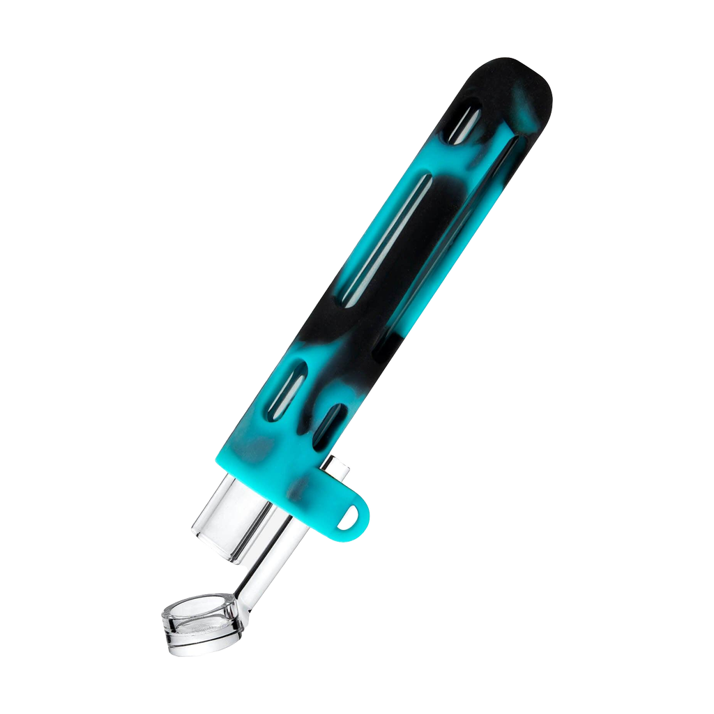 PILOT DIARY 2-in-1 Silicone Protected Concentrate Taster Pipe | Dual Herb & Wax Use