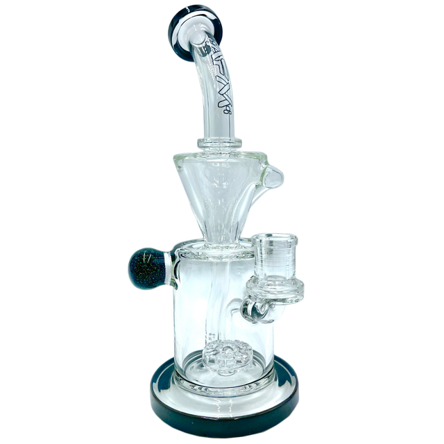 AFM The Drain Incycler Marble Limited Edition Dab Rig with Showerhead Perc - Front View