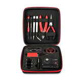 Hellvape Tool Kit V3 Premium with various vaporizer accessories displayed in an open case