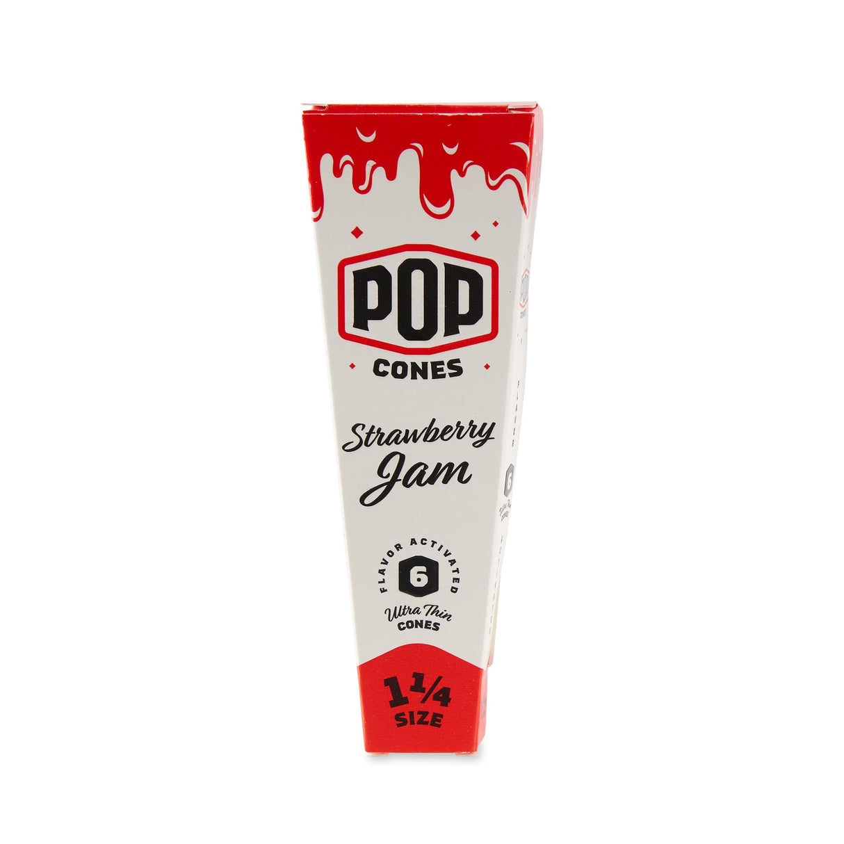 Pop Cones 1 ¼ Size Ultra Thin 6pk Cones - 24ct Display