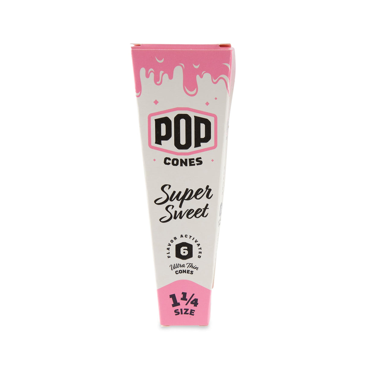 Pop Cones 1 ¼ Size Ultra Thin 6pk Cones - 24ct Display