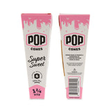 Pop Cones 1 ¼ Size Ultra Thin 6pk Cones - 24ct Display