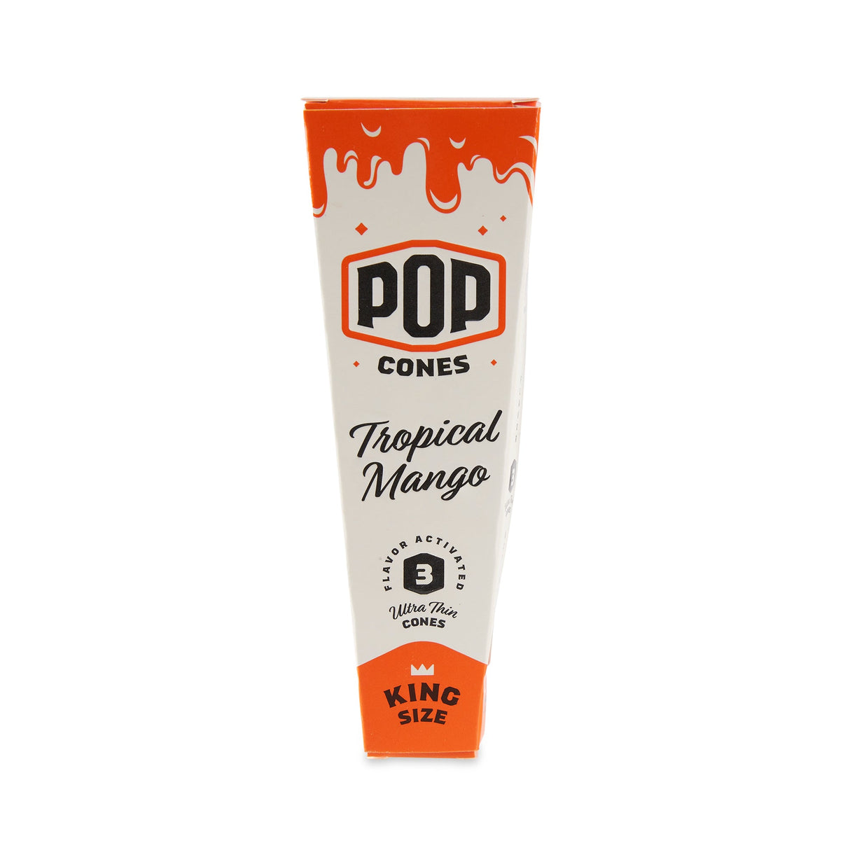 Pop Cones King Size Ultra Thin 3pk Cones - 24ct Display