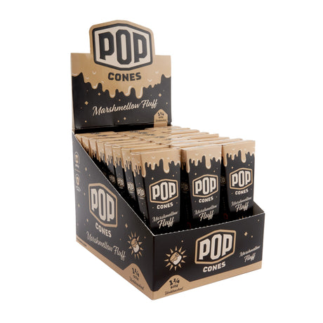 Pop Cones 1 ¼ Unbleached Cones - Berry & Dessert Mix 24ct Display