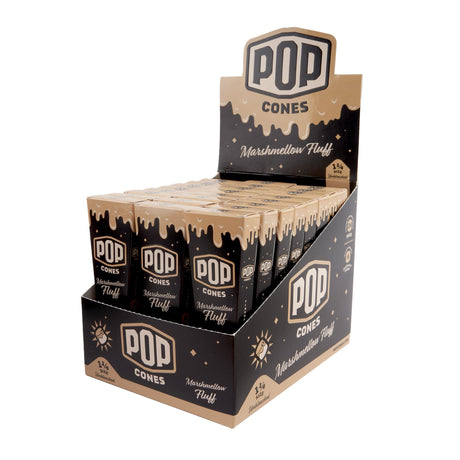Pop Cones 1 ¼ Unbleached Cones - Berry & Dessert Mix 24ct Display