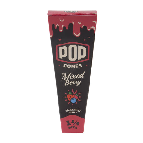 Pop Cones 1 ¼ Unbleached Cones - Berry & Dessert Mix 24ct Display