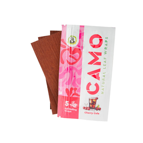 Camo Natural Leaf Wraps 5pk – 25ct
