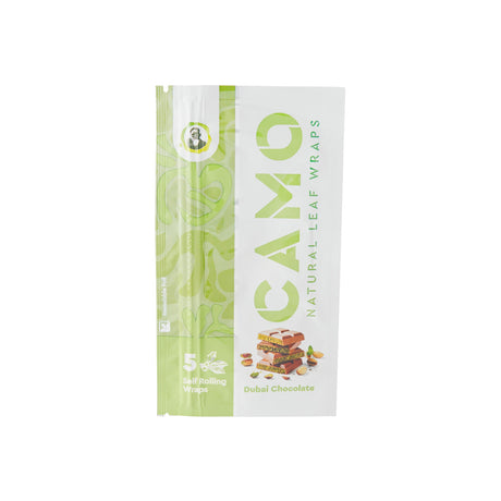 Camo Natural Leaf Wraps 5pk – 25ct