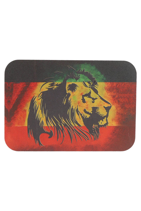Small Art Metal Rolling Tray with Magnetic Lid – 7″ × 5″ – Select Design