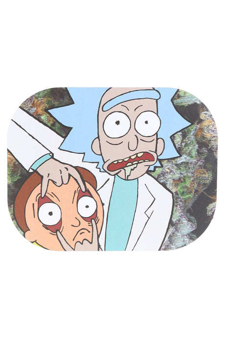 Small Art Metal Rolling Tray with Magnetic Lid – 7″ × 5½″ – Select Design