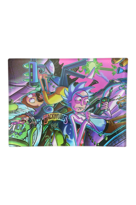 Small Art Glass Rolling Tray – 6½″ × 4¾″ – Selectable Designs