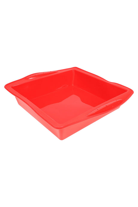 Square Silicone Rolling Tray – Integrated Handles – 10″ – Assorted Colors