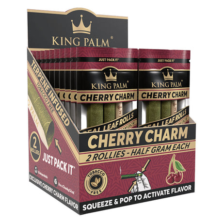King Palm Hand Rolled Leaf | 2pk | Rollie | 20pc Display