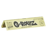 G-Rollz Medicago Sativa King Size Slim Rolling Papers, 50pk, Angled Front View