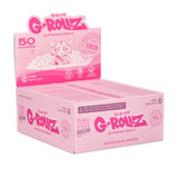 G-ROLLZ Lightly Dyed Pink Papers | 50pc | 50pk Display