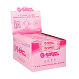 G-Rollz King Size Pink Pre-Rolled Cones 72ct - Vegan & Non-GMO