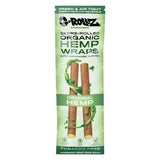 G-ROLLZ Pre-Rolled Organic Hemp Wraps, 2-Pack with Corn Husk Filters, Front View