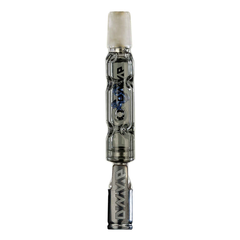 DynaVap The BB3 Vaporizer in Grey, compact glass design with DynaVap branding, front view on white background