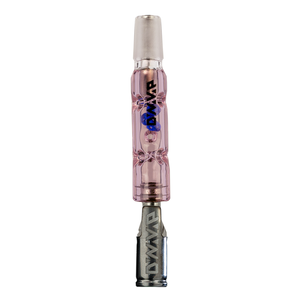 DynaVap BB3 Vaporizer in Pink - Front View with Sleek Glass Design