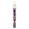 DynaVap BB6 Vaporizer in Pink - Front View with Glass Body and Stainless Tip
