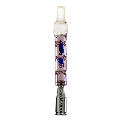 DynaVap BB6 Vaporizer in Pink - Front View with Glass Body and Stainless Tip