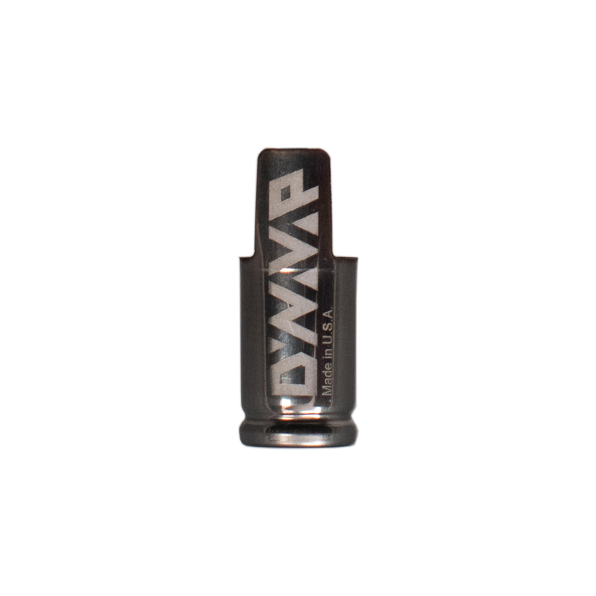 DynaVap Standard Cap stainless steel vaporizer cap shown in a straight-on product photo with digger tip visible